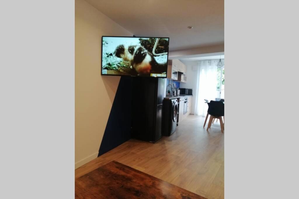 Charmant Appartement Avec Terrasse Pont-de-lʼIsère Екстериор снимка